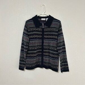 Croft & Barrow Women’s Blue Cardigan Knit Sweater - Size Medium